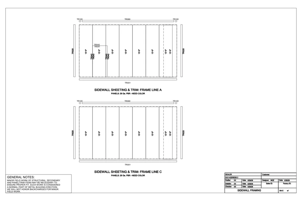 16 x 22 x 12 Steel Building Package photo 4