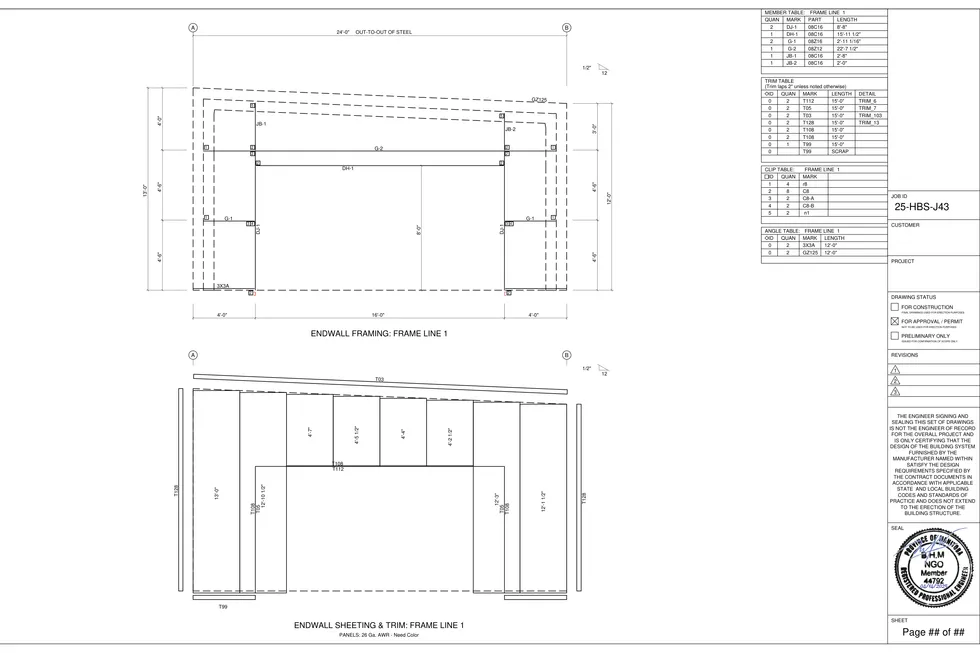 24' x 32' x 12-13' clear-span steel building package by Hybrid Steel Buildings - photo 8