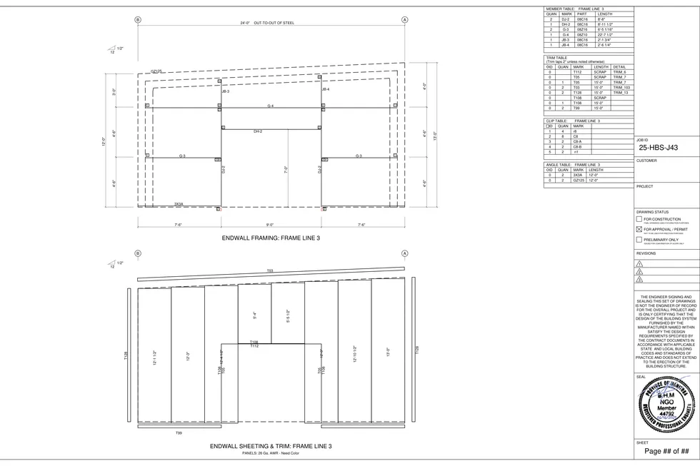 24' x 32' x 12-13' clear-span steel building package by Hybrid Steel Buildings - photo 9
