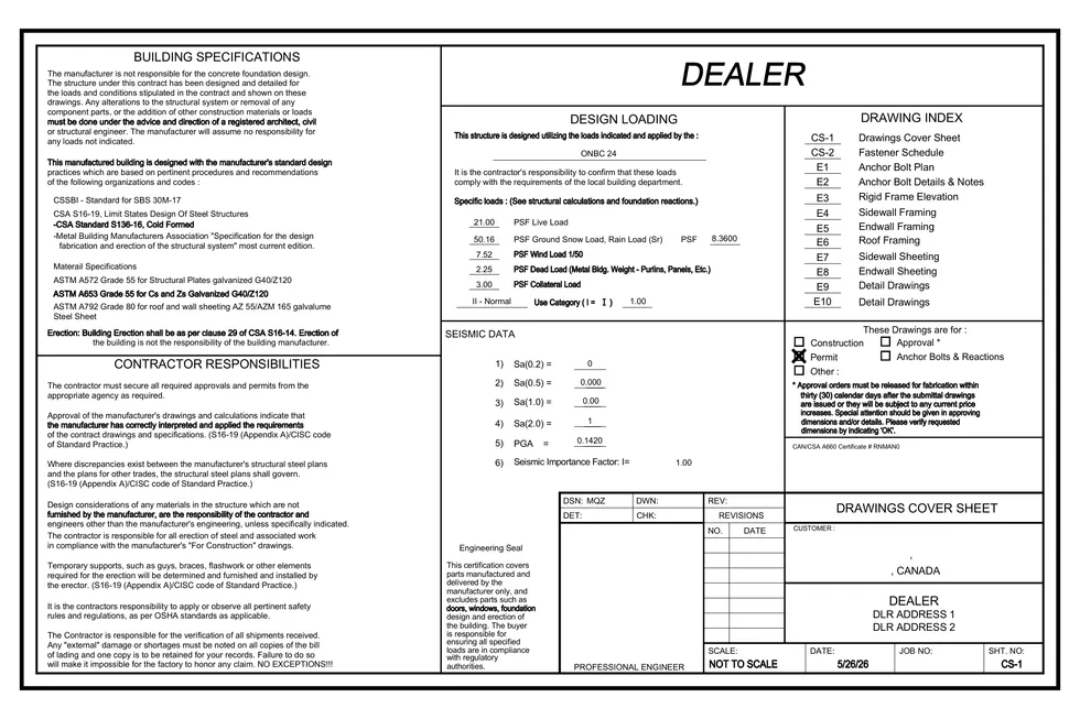 25 x 32 x 14 Steel Building Package photo 2