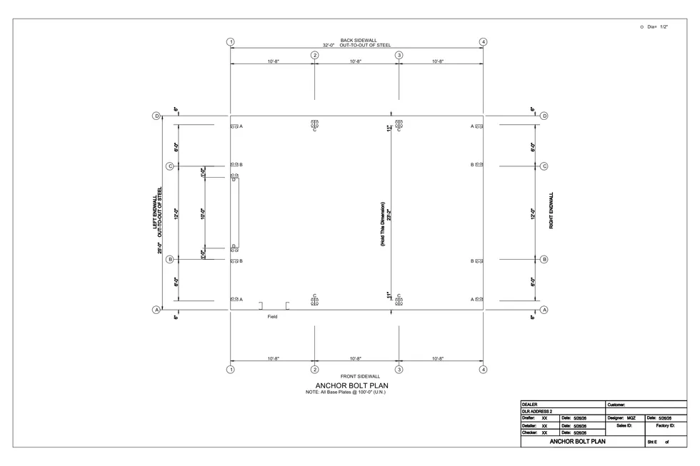 25 x 32 x 14 Steel Building Package photo 9
