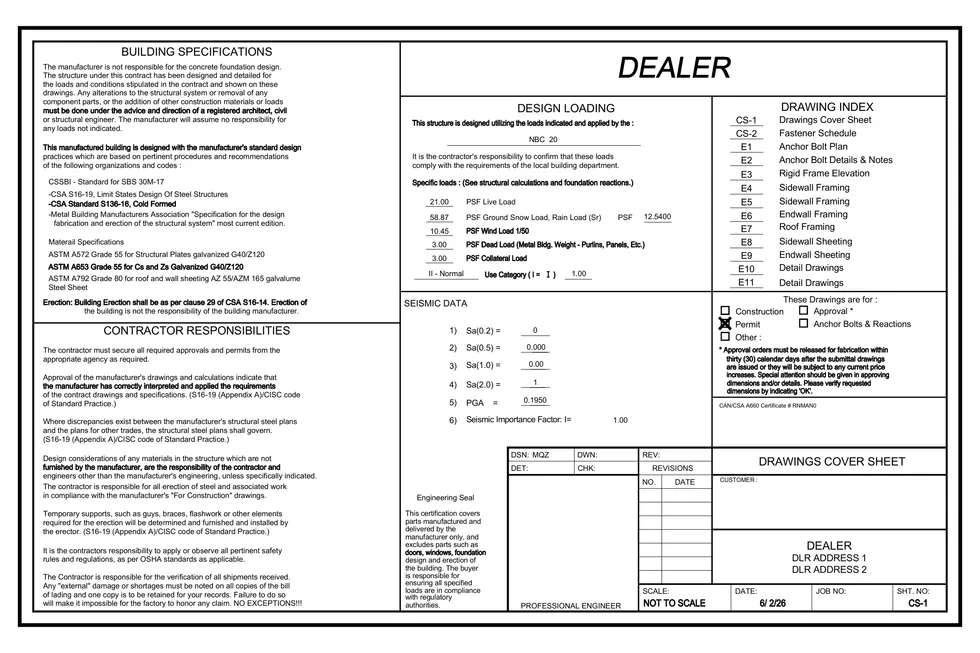 30' x 50' x 12' clear-span steel building package by Hybrid Steel Buildings - photo 2