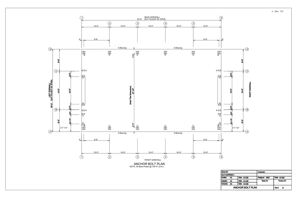 30' x 50' x 12' clear-span steel building package by Hybrid Steel Buildings - photo 10
