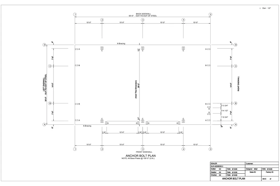 30' x 50' x 14' clear-span steel building package by Hybrid Steel Buildings - photo 9