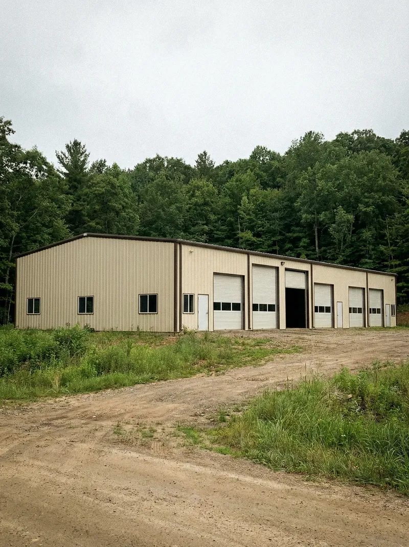 Industrial steel building
